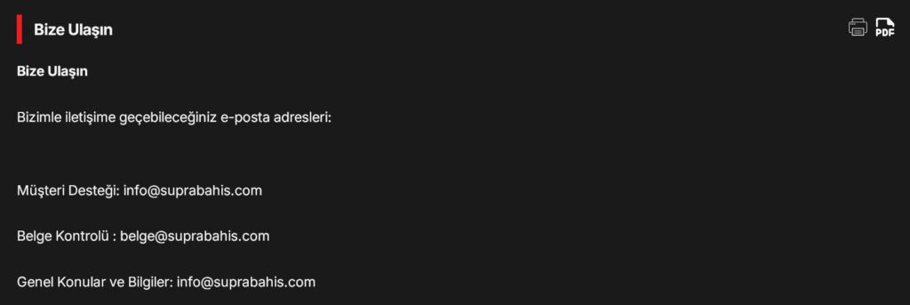 suprabahis iletişim